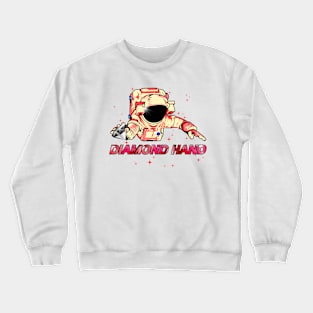 Diamond hands, Bitcoin, Amc crypto, To the moon Crewneck Sweatshirt